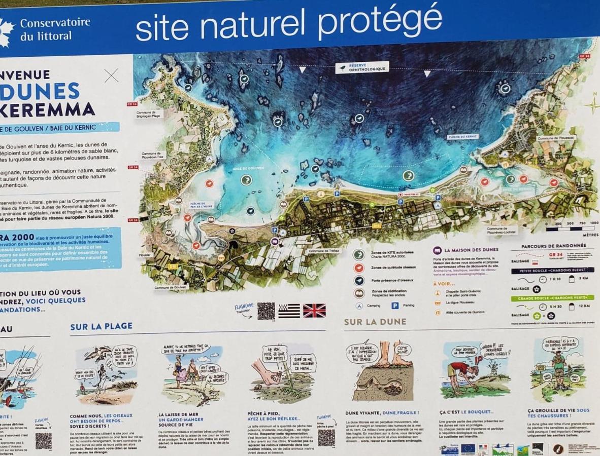 Willa Gite Ty Rest A 8 Mn De La Plage Brengoel Zewnętrze zdjęcie